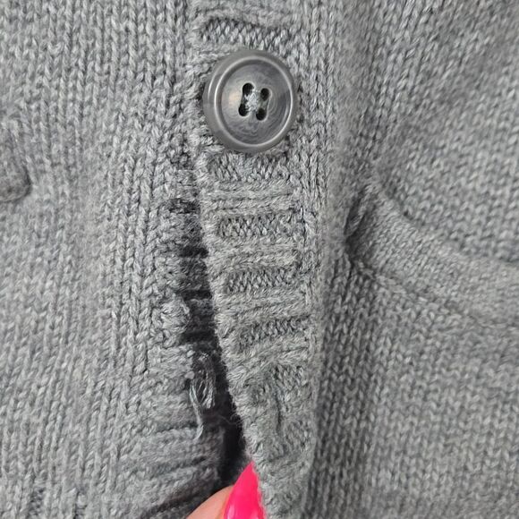 Carter's Baby Sweater Vest Gray Sleeveless Button Down Grandpa Preppy Cardigan - Picture 5 of 9